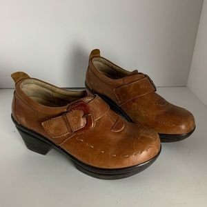 Sanita Leather Clogs